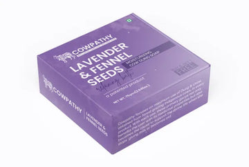 Cowpathy Cow Dung Lavender Moisturizing Bath Soap, 75gm front view