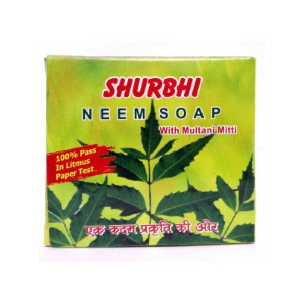 Surbhi Multani Mitti Neem Soap, 80gm front view