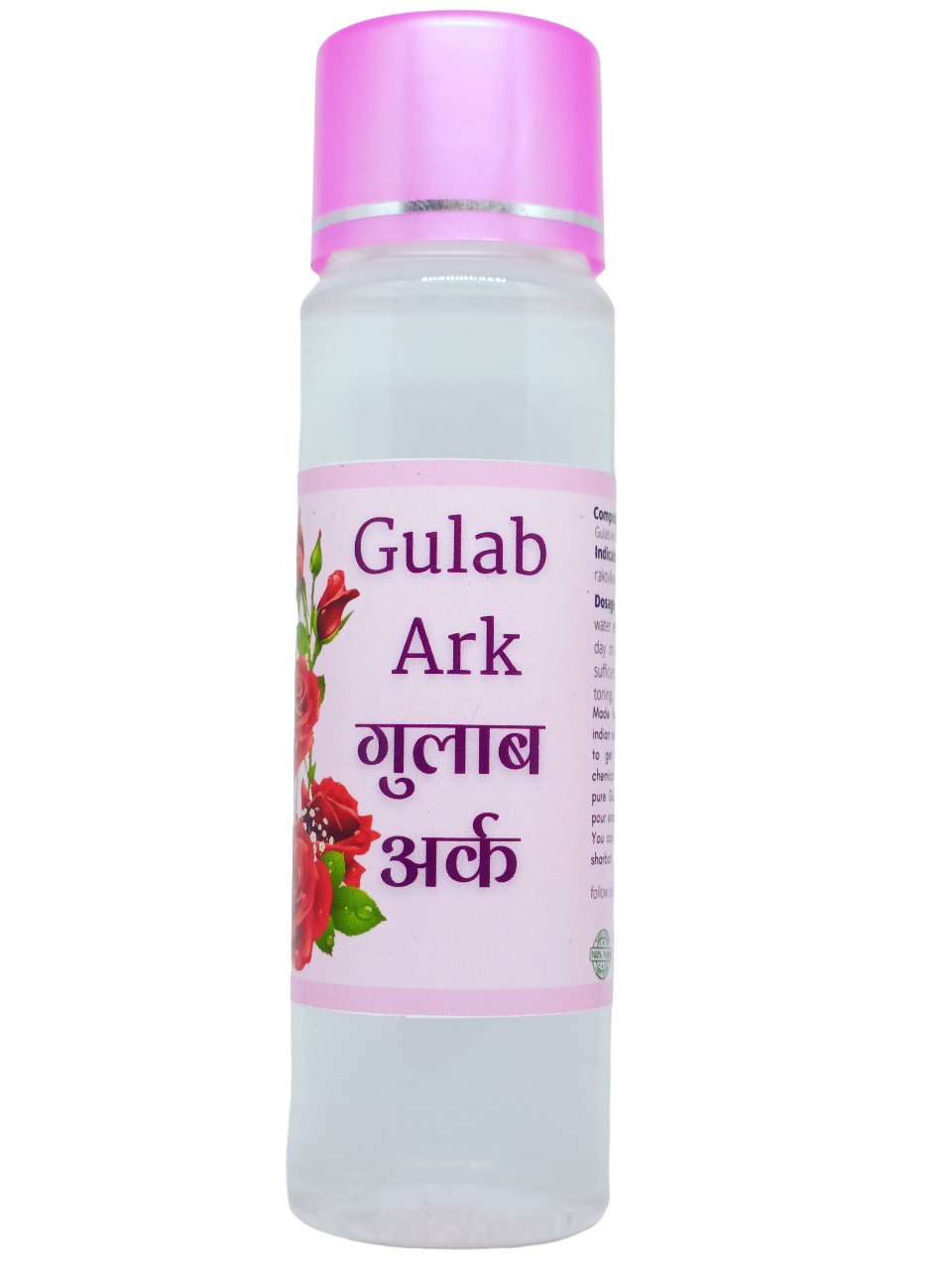 Rose Water - Gulab Ark, 100ml front view