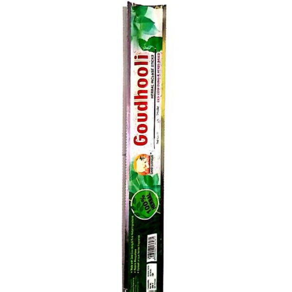 Goudhooli Herbal Agarbatti, 10 Sticks front view