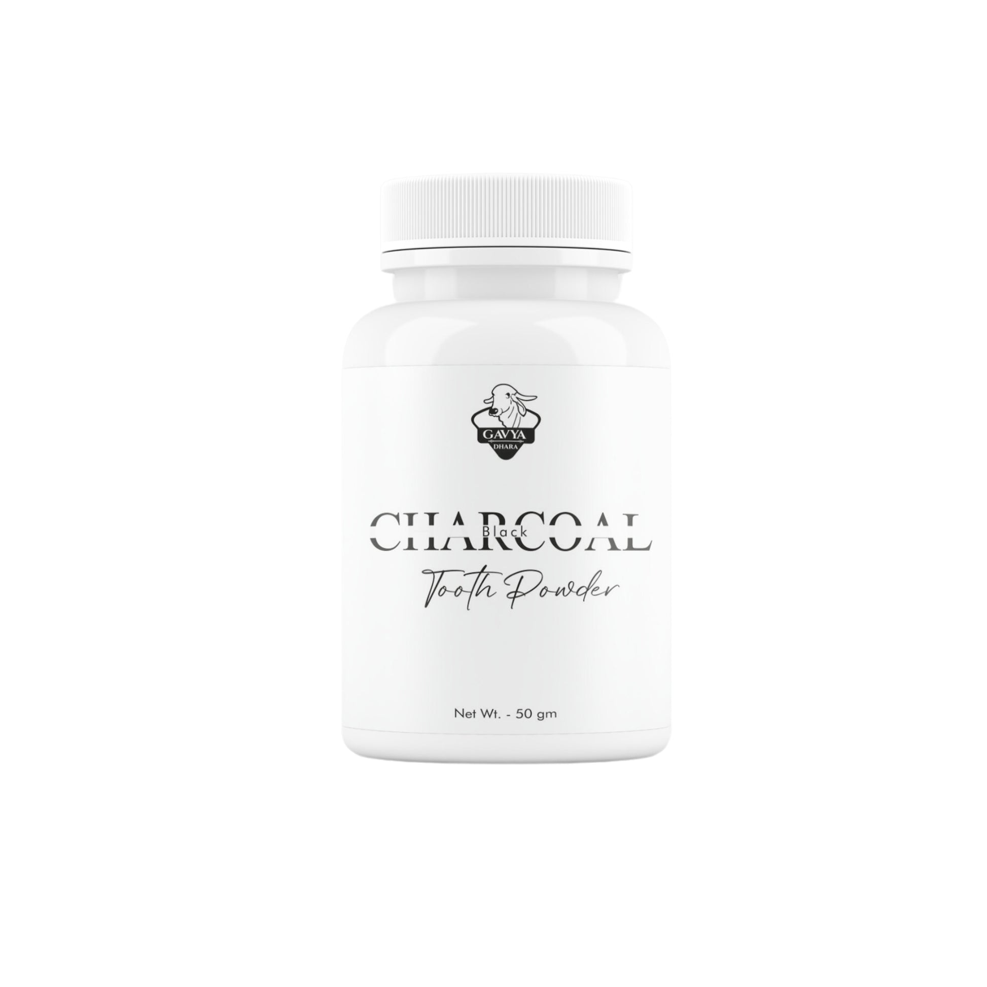 Gavyadhara Cow Dung Charcoal Tooth Powder, 50gm front view