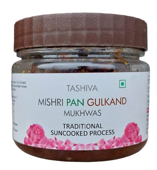 Tashiva Mishri Pan Gulkand with Kesar, 250gm front view
