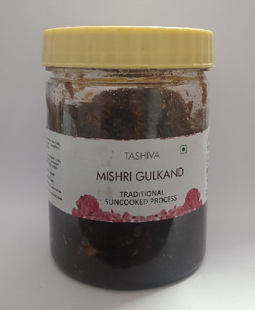 Natural Mishri Gulkand - Sun Cooked Process, 500gm front view