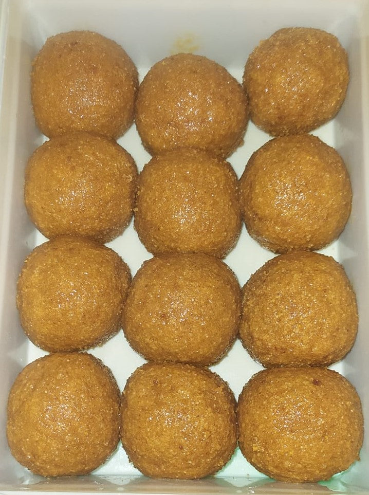 Pure Desi Ghee Besan Laddoo, 400gm (Pack of 3) front view