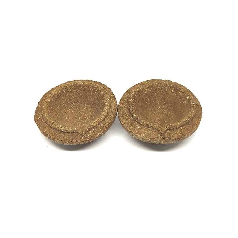 Cow Dung Diya (Pack of 25 Diya)