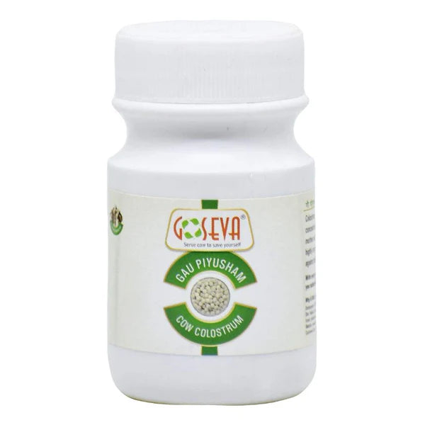 Goseva A2 Gir Cow Colostrum - 60 Capsules front view