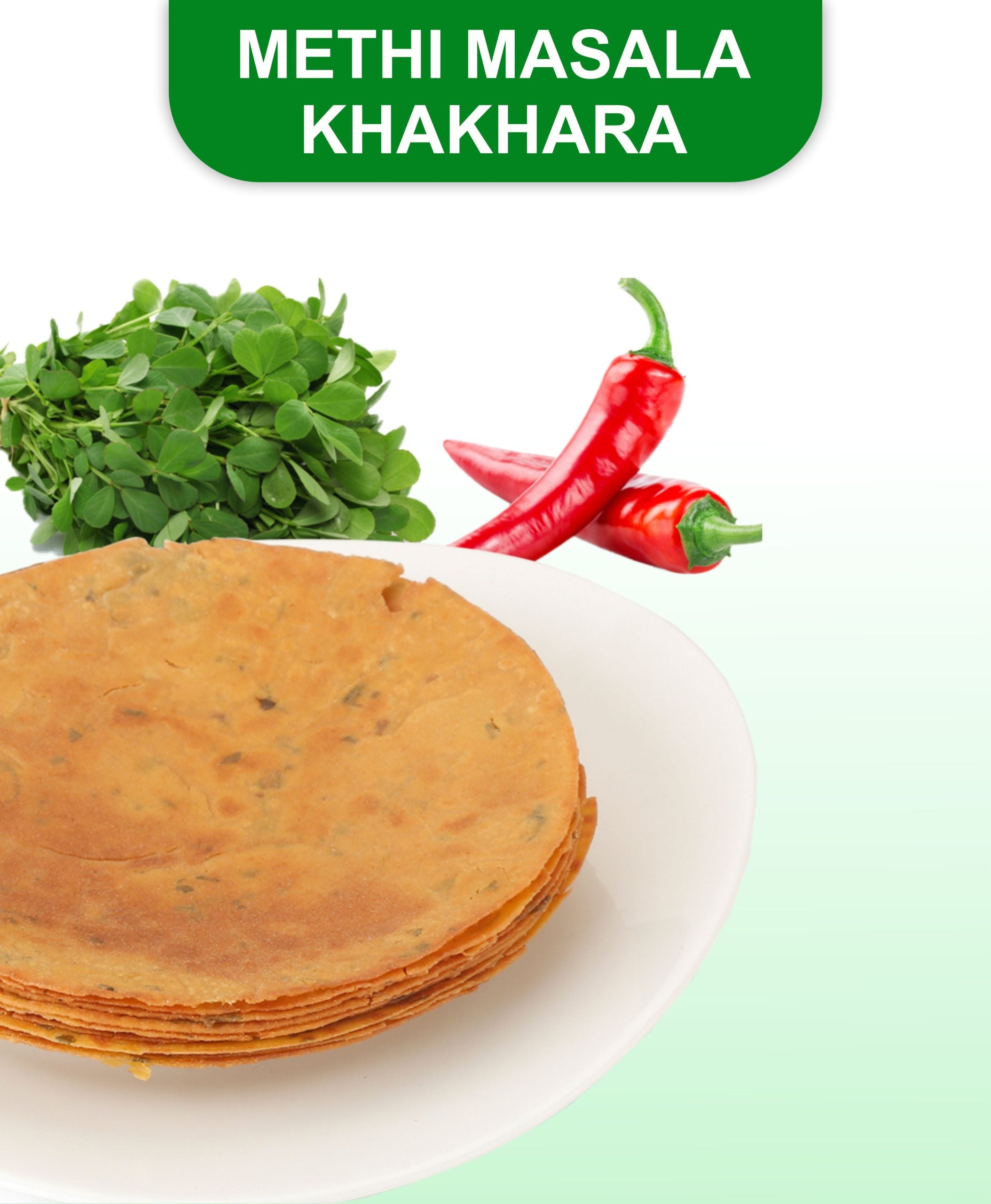 Gujarati Tasty Methi Masala Khakhra, 200gm