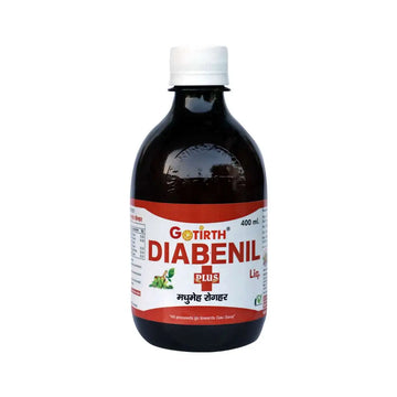 Gotirth Diabenil Plus Liquid - Ayurvedic Medicine for Diabetes, 400ml front view