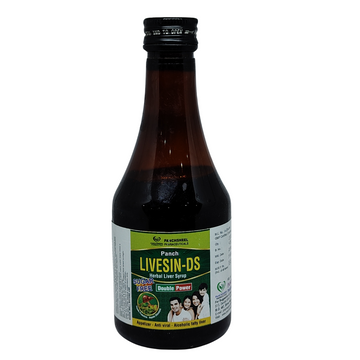 Panchsheel Livesin Ayurvedic Liver Tonic for Jaundice, Hepatitis & Fatty Liver, 200ml front view