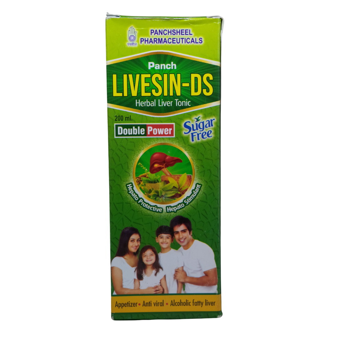 Panchsheel Livesin Ayurvedic Liver Tonic for Jaundice, Hepatitis & Fatty Liver, 200ml