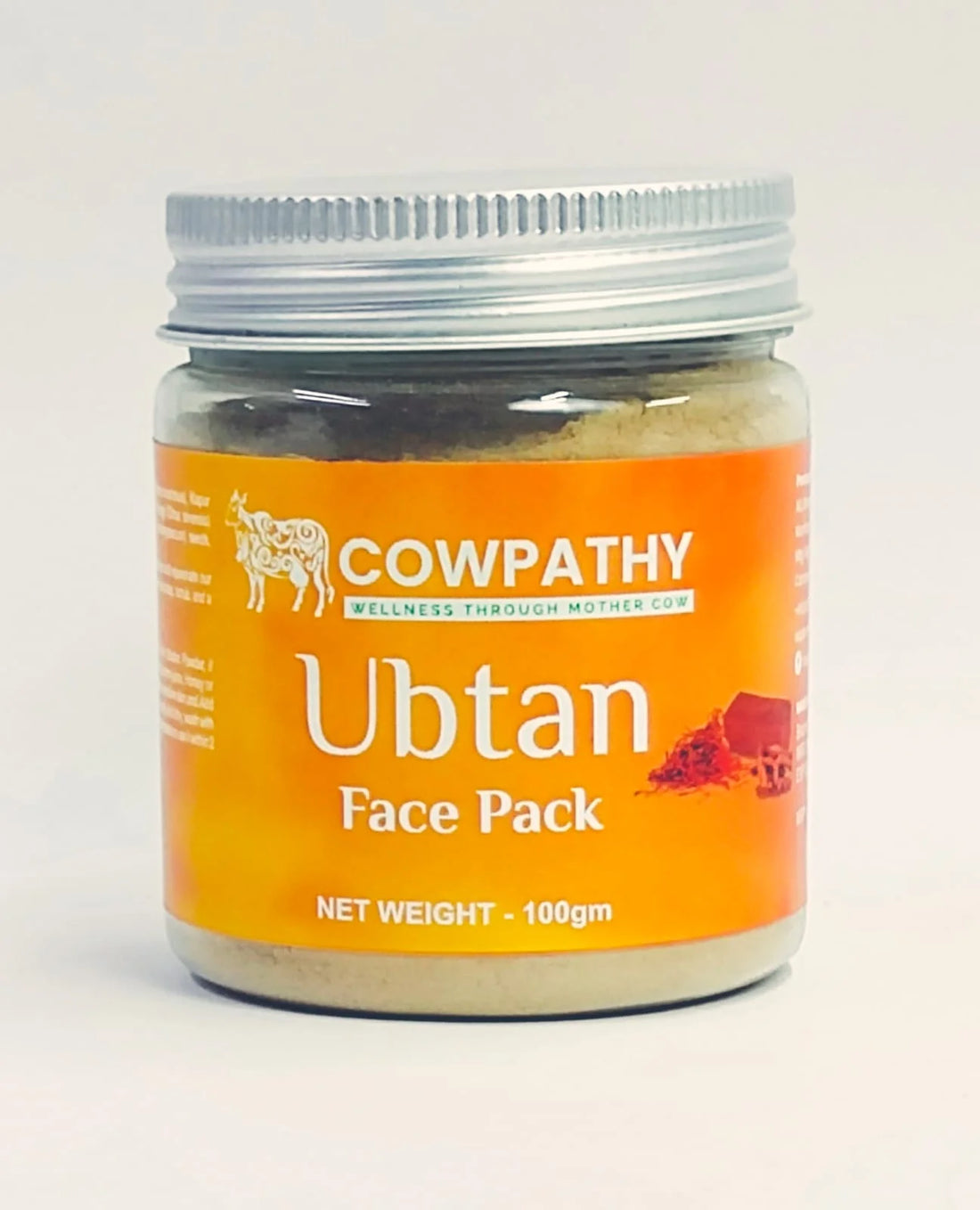 Cowpathy Natural Ubtan & Face Pack, 100gm front view