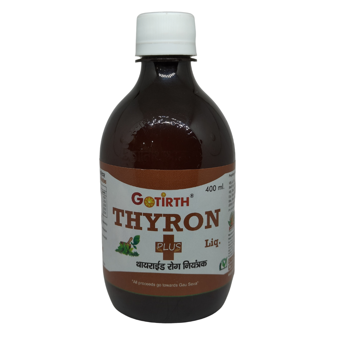 Gotirth Thyron Liquid for Thyroid Care, 400ml front view