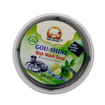 Gou Shine Dish Wash Soap, 200gm front view