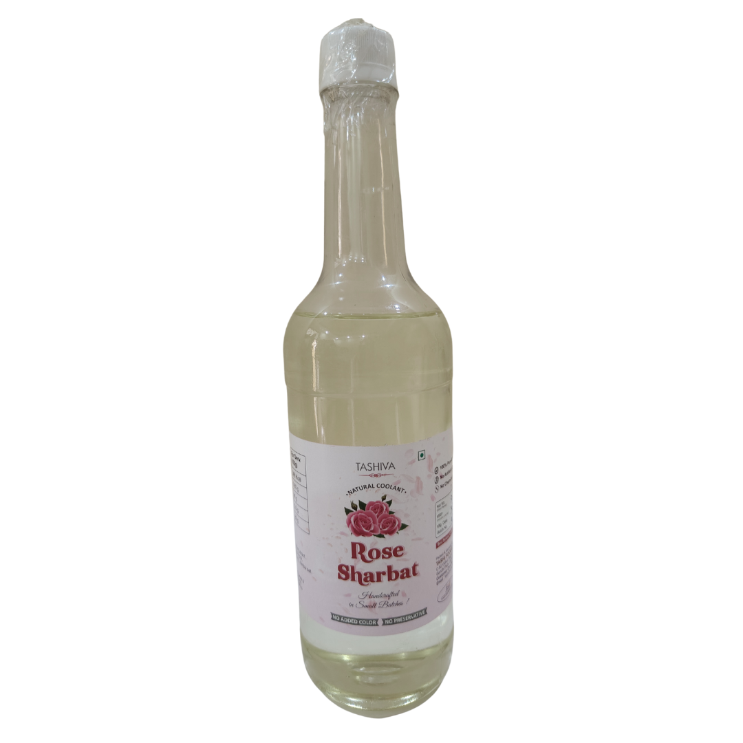 Tashiva Natural Gulab Sharbat, 700ml (910gm) front view