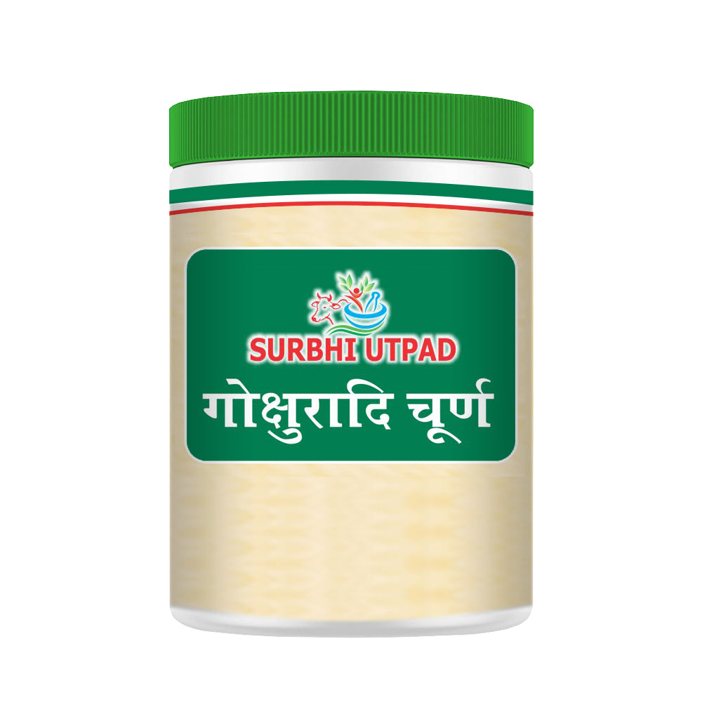 Surbhi Gokshuradi Churna for Male Vitality & Reproductive Health (200gm Pack) front view