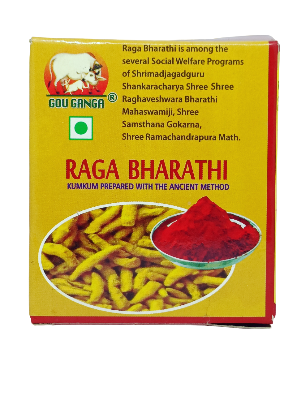 Gou Ganga Kumkum, 50gm front view