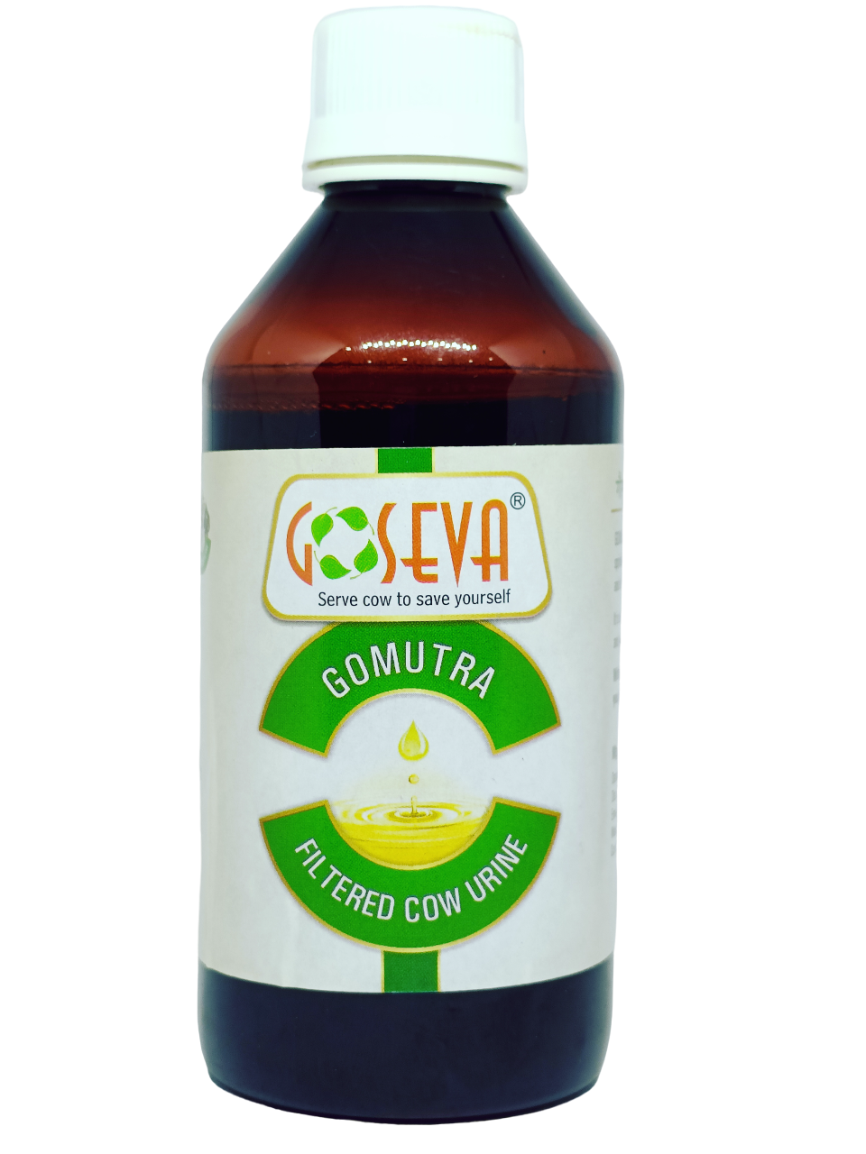 Goseva Filtered Cow Urine, 200ml front view