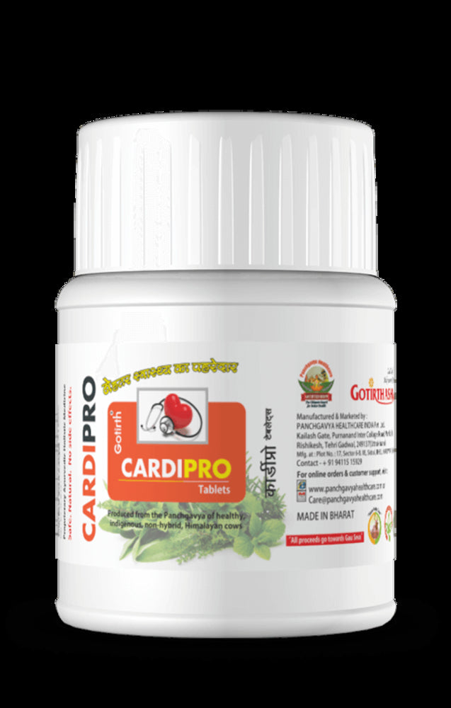 Gotirth Cardipro Cardiovascular Tablet, 40 Tablets front view