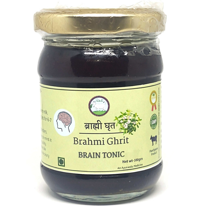 Brahmi Ghrit - Brain Tonic, 100ml front view