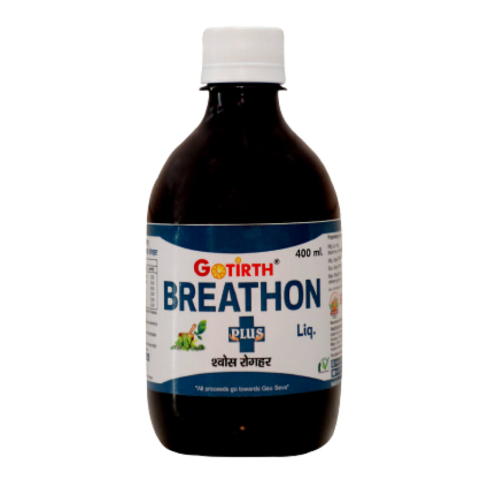 Gotirth Breathon Plus - Natural Bronchodilator, 400ml front view