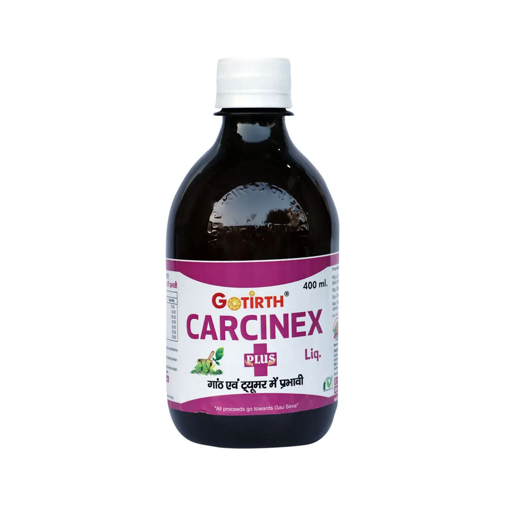 Gotirth Carcinex Plus Gomutra Ark for Cancer, 400ml front view