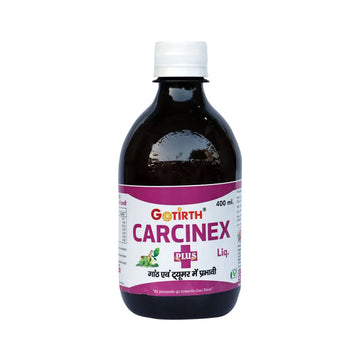 Gotirth Carcinex Plus Gomutra Ark for Cancer, 400ml front view