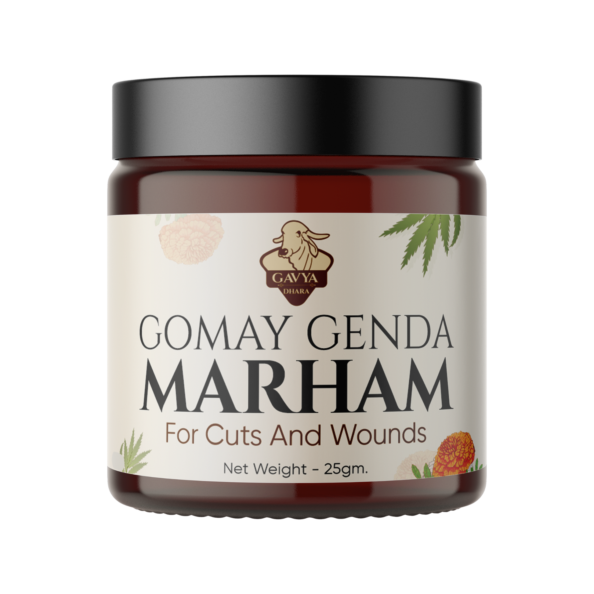 Gomay Genda Marham for Cuts & Wounds, 25gm front view