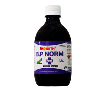 Gotirth Natural Blood Pressure Normalizer Gomutra Ark, 400ml front view