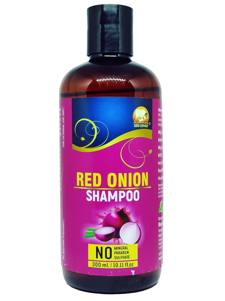 Gou Ganga Red Onion Shampoo 300 ml front view