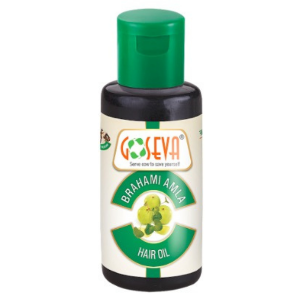 Goseva Brahmi Amla Hair Oil, 100ml front view