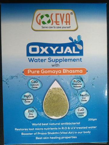 Goseva Oxyjal Water Supplement Vibhuti, 200gm front view