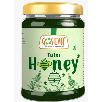 Goseva Tulsi Honey, 350GM front view