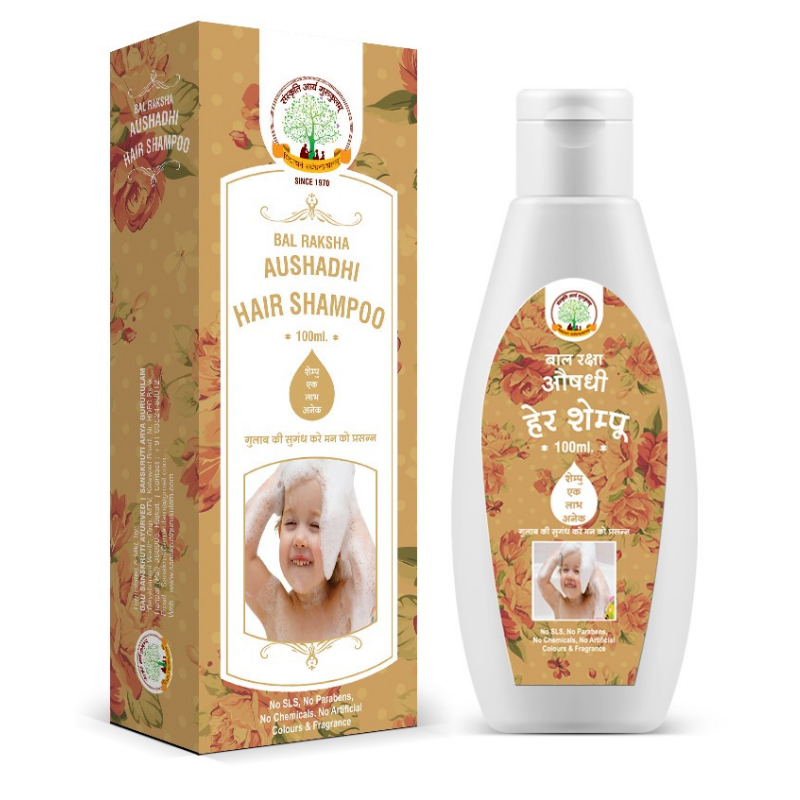 Bal Raksha Baby Hair Shampoo, 100ml front view