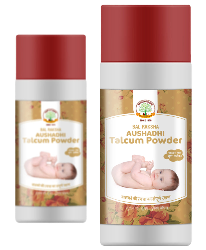 Talcom Powder, with Agnihotra Bhasm, 100gm front view