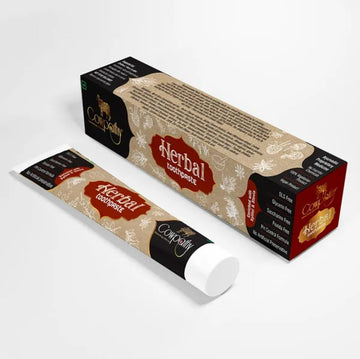 Fluoride & SLS-Free Herbal Toothpaste – Gentle on Gums, Fights Plaque Naturally, 100gm front view