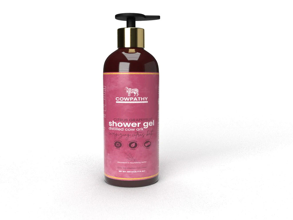 Cowpathy Citrus & Grape Fruit Shower Gel, 200ml