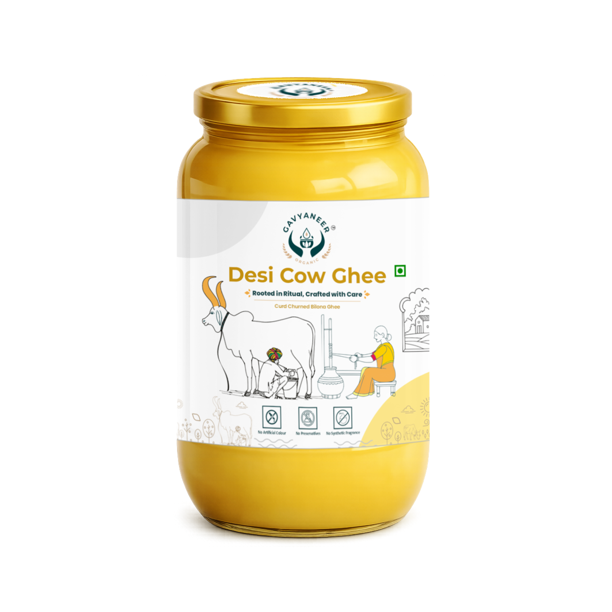 Gavyaneer (Gavyadhara) A2 Desi Cow Bilona Ghee