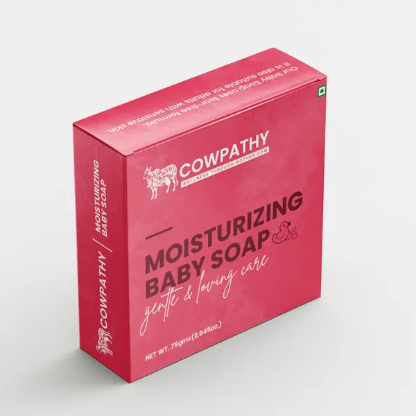 Cowpathy Moisturizing Baby Bath Soap, 75gm