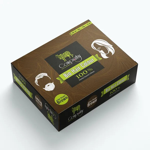Cowpathy Herbal Brown Hair Color, 50gm