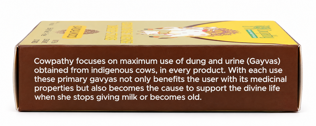 Cowpathy Medichant Cow Dung Incense Sticks – Satvik Sandal | Traditional Cow Dung Incense with Sacred Sandalwood Fragrance, 50Gms