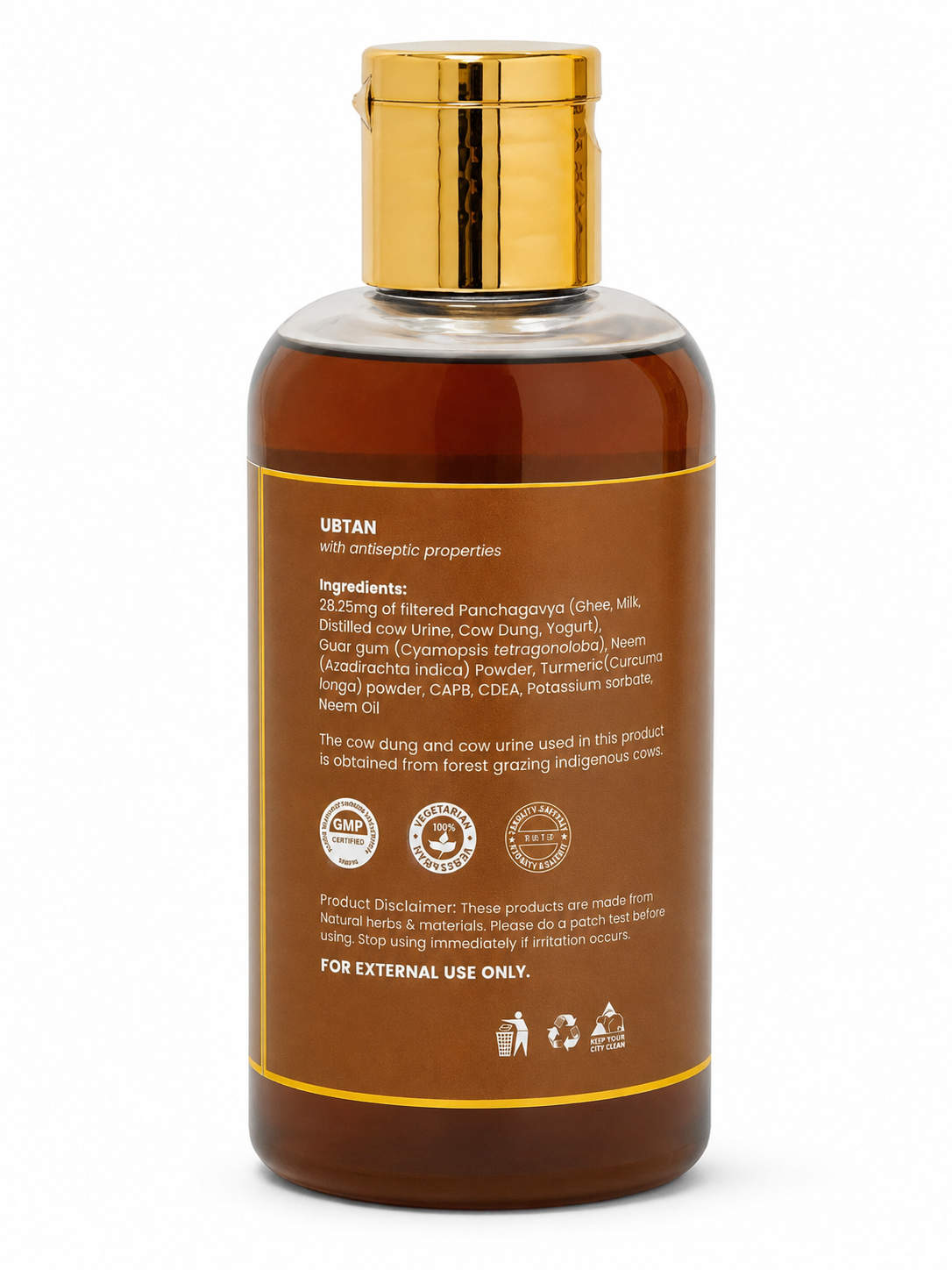 Cowpathy Panchagavya Ubtan Face Wash | Ayurvedic Herbal Face Cleanser with Panchagavya, Ubtan, Neem & Turmeric | Skin Brightening, Tan Removal & Natural Glow | Sulphate, Paraben & Soap Free, 100ml