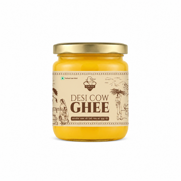 Gavyadhara Desi Cow Cream Ghee | Pure Cow Ghee for Rich Taste, Nutrition & Wellness | The Goodness of Tradition in Every Spoon, 500ml
