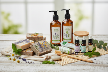 generate image for herbal personal care items