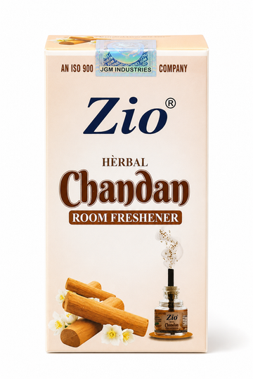 Jai Gou Mata Herbal Chandan Room Freshener Refill | Natural Sandalwood Aroma for Electric Diffuser Long-Lasting Herbal Fragrance | Alcohol-Free, 45ml