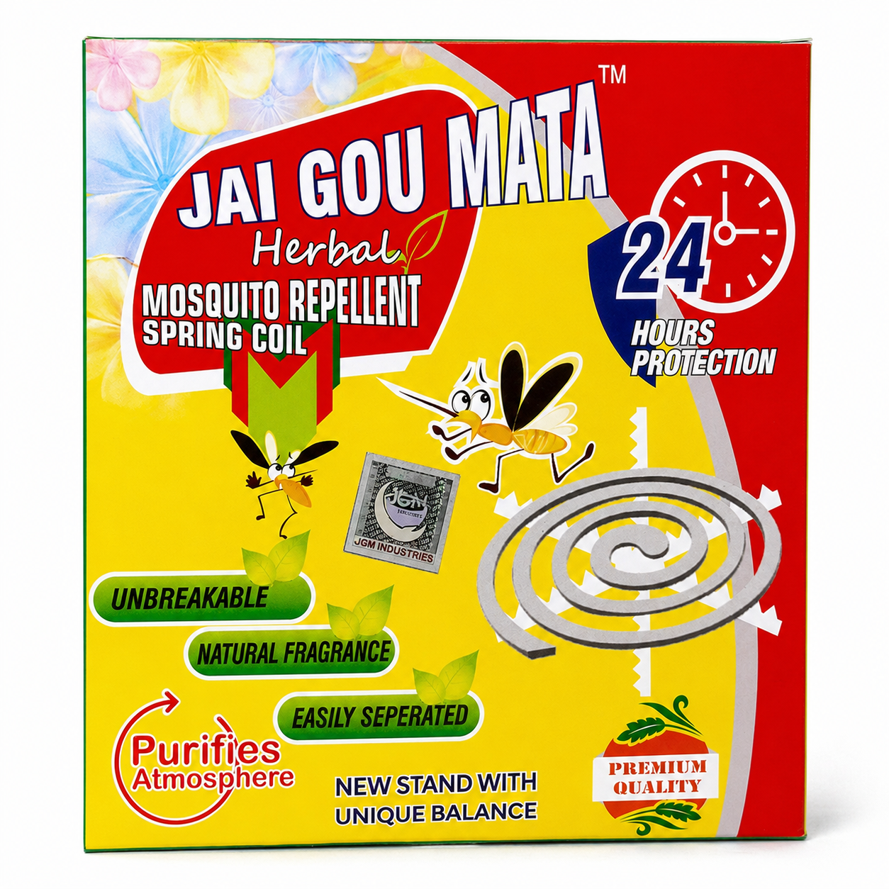 Jai Gou Mata Herbal Mosquito Coil | Natural Herbal Protection Against Mosquitoes | Peaceful Evenings, Naturally Protected | 10 Coils