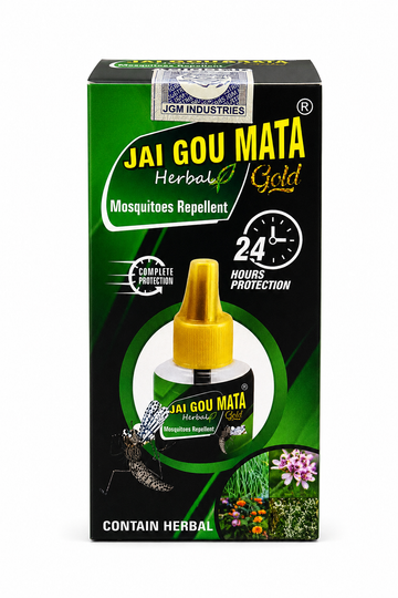 Jai Gou Mata Herbal Mosquito Repellent Liquid Refill Pack | With Neem, Citronella, Lemongrass & Catnip Essential Oils, 45ml