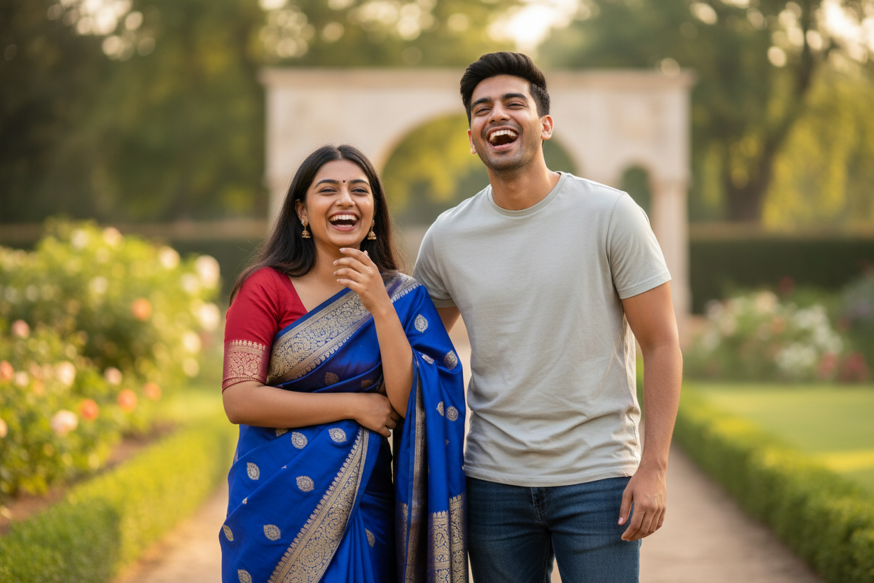 share another image with changed girl clothes as per indian traditionshop_this_look_EcLGgQ