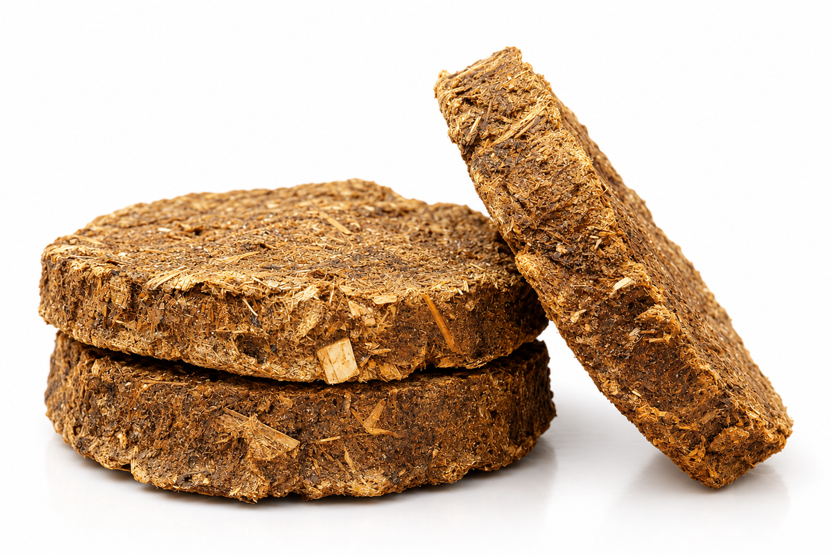 Cow Dung Cake | Traditional Gau-Based Cakes for Havan, Yajna & Home Purification, Pack of 10 Cakes